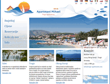 Tablet Screenshot of apartmani-mihael.com